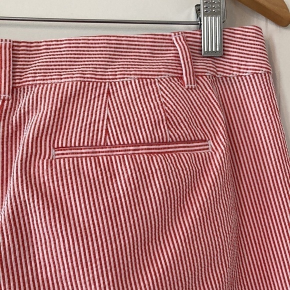 Talbots 10 crop pants red white - Picture 8 of 11